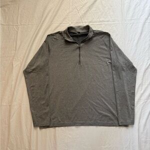 Lululemon grey lightweight 1/4 zip pullover sweater Men’s XXL
